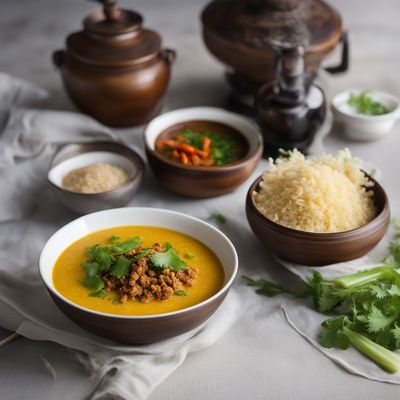 Burmese Chinese Style Cornmeal Porridge