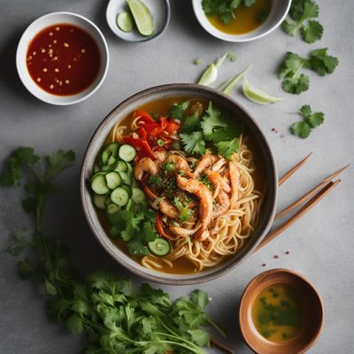 Burmese Chinese Style Oat Noodles