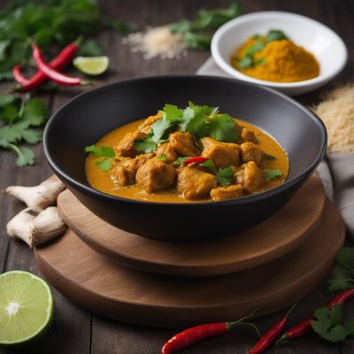 Burmese Coconut Chicken Curry