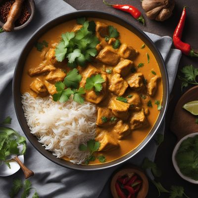 Burmese Coconut Chicken Curry