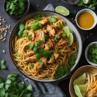 Burmese Coconut Chicken Noodles