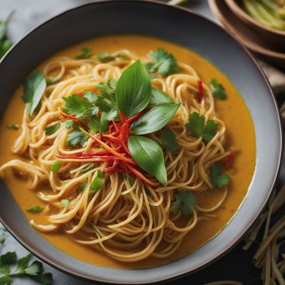 Burmese Coconut Curry Noodles