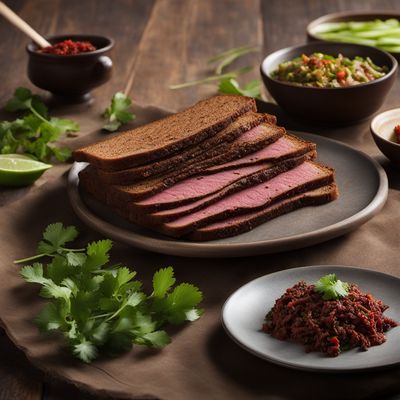 Burmese-inspired Pastrami on Rye