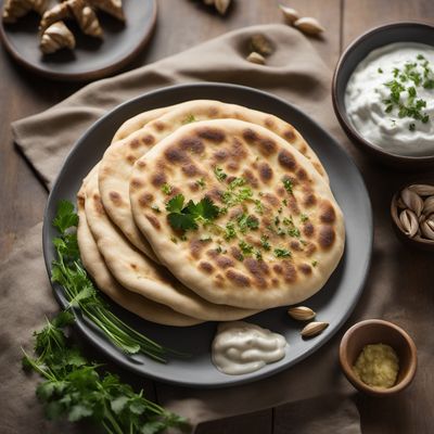 Butter Garlic Naan with a Gower Twist