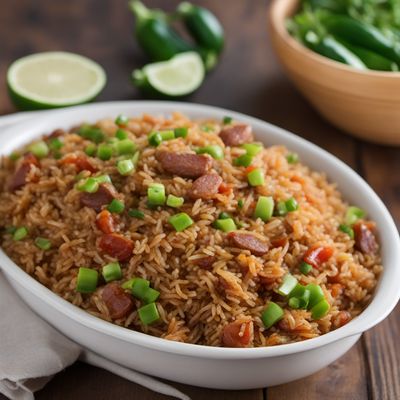 Cajun-inspired Dirty Rice with Andouille Sausage