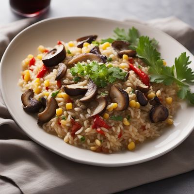 California-inspired Amarone Risotto