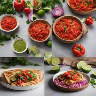 California-style Grilled Banku with Fresh Salsa