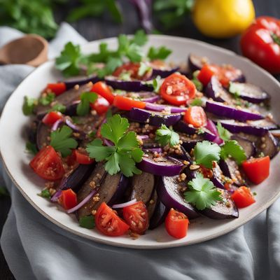 Canarian-style Eggplant Salad