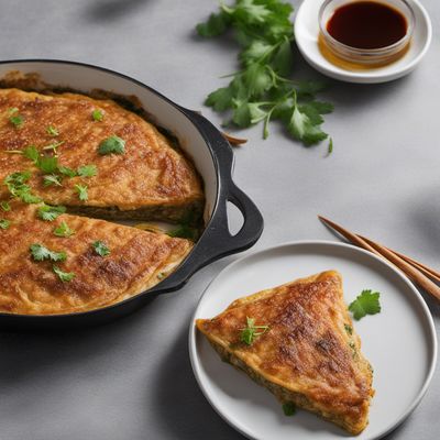 Cantonese-style Eggplant Omelette