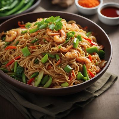 Cantonese-style Stir-Fried Noodles