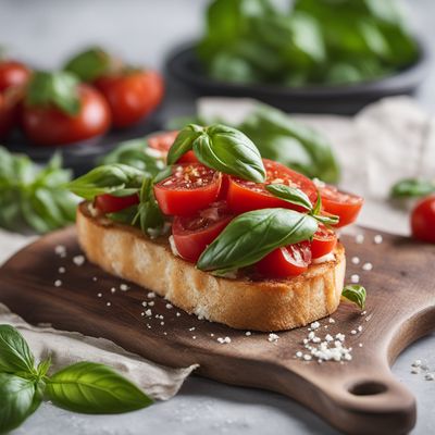 Caprese Bruschetta Serbian Style