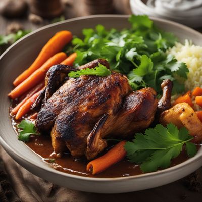 Caribbean Black Chicken Stew