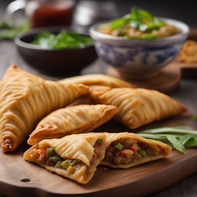 Caribbean Chinese Potato Turnovers