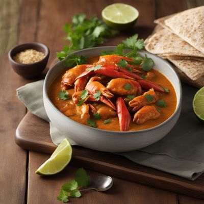 Caribbean Coconut Curry Crab Claws