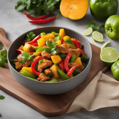 Caribbean Mango Chicken Stir-Fry