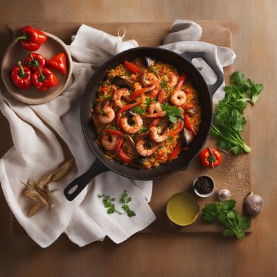 Carmarthenshire-inspired Seafood and Sausage Paella