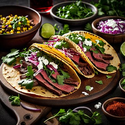 Carne Asada Tacos with a Haute Cuisine Twist