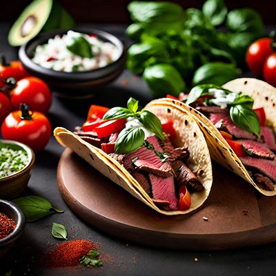 Carne Asada Tacos with Italian Twist