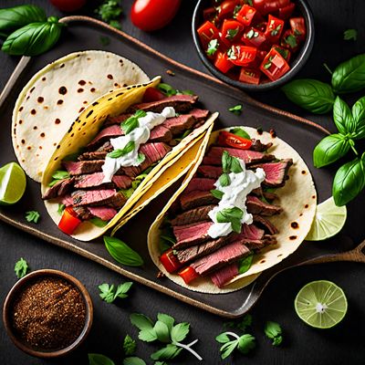 Carne Asada Tacos with Italian Twist