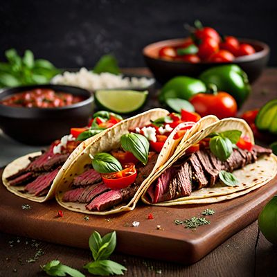 Carne Asada Tacos with Italian Twist