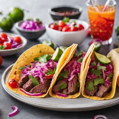 Carne Asada Tacos with a Molecular Twist