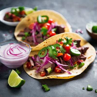 Carne Asada Tacos with a Molecular Twist