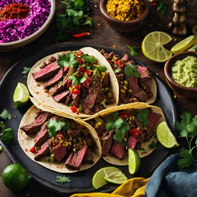 Moroccan-inspired Carne Asada Tacos