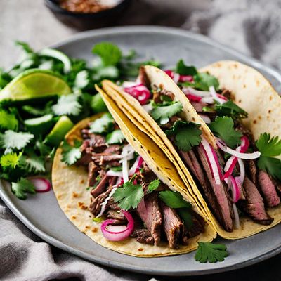 Taiwanese-style Carne Asada Tacos