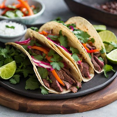 Vietnamese-style Carne Asada Tacos