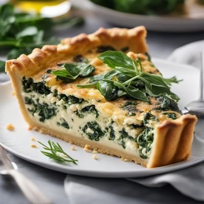 Caspian Spinach and Feta Quiche