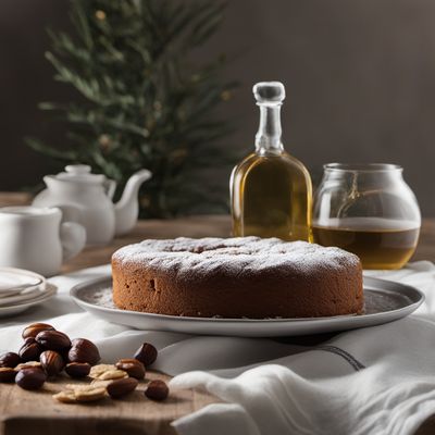 Castagnaccio - Italian Chestnut Cake