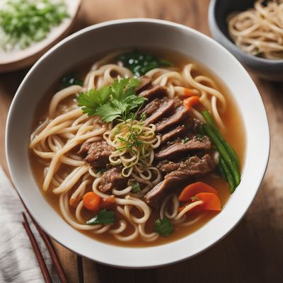 Castilian-Leonese Style Udon Soup