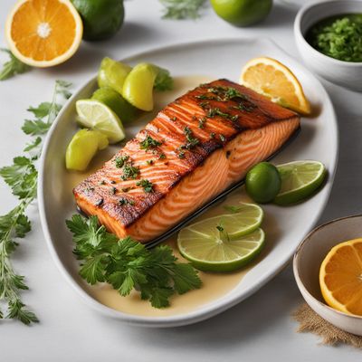 Cedar-Plank Salmon with Citrus Glaze