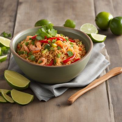 Central American Style Seafood Rice Bowl