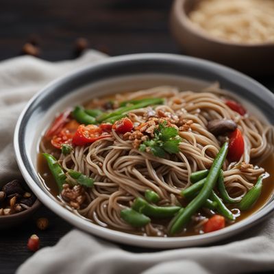 Chadian-Inspired Tanuki Soba