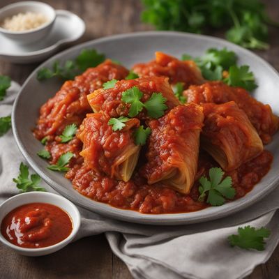 Chadian-style Stuffed Cabbage Rolls