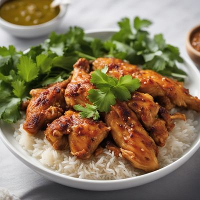 Chicken Micronesia with Coconut Rice