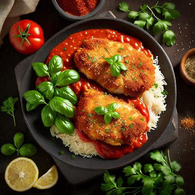 Cuban-Style Chicken Parmigiana