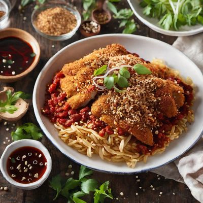 Sichuan-style Spicy Chicken Parmigiana