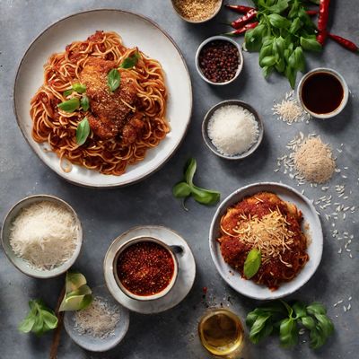 Sichuan-style Spicy Chicken Parmigiana