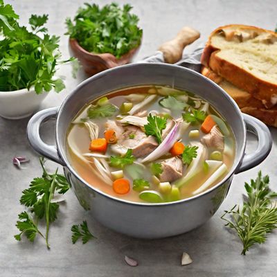 Bavarian Chicken Soup