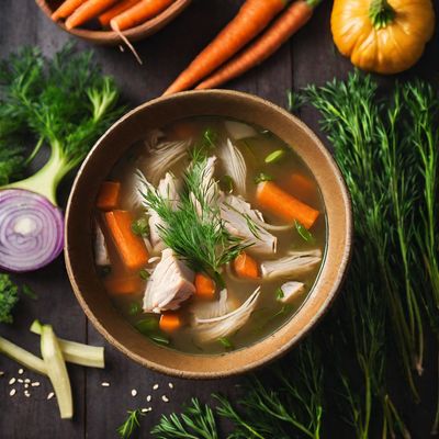 Latvian-style Chicken Soup