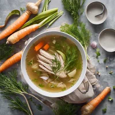 Latvian-style Chicken Soup
