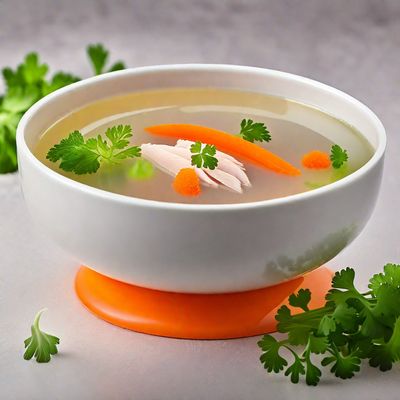 Molecular Gastronomy Chicken Soup