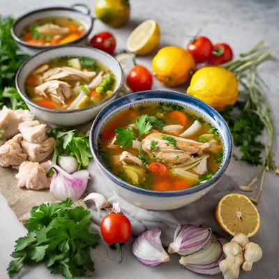 Moroccan-style Chicken Soup