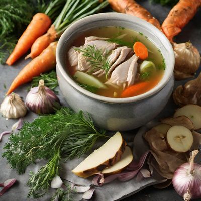 Russian-Style Chicken Soup