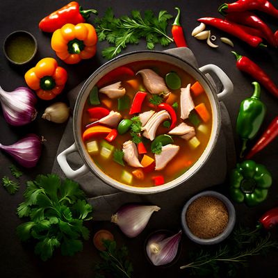 Spanish-style Chicken Soup