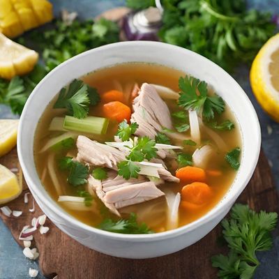 Turkish-Style Chicken Soup