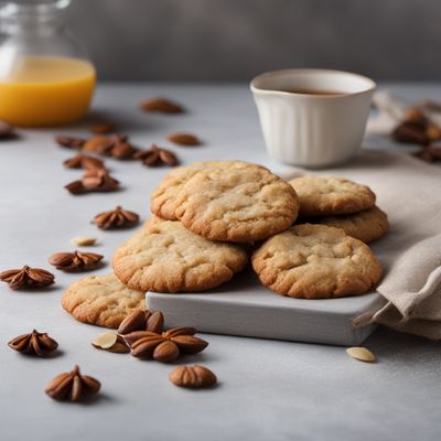 Chifa-Inspired Almond Cookies