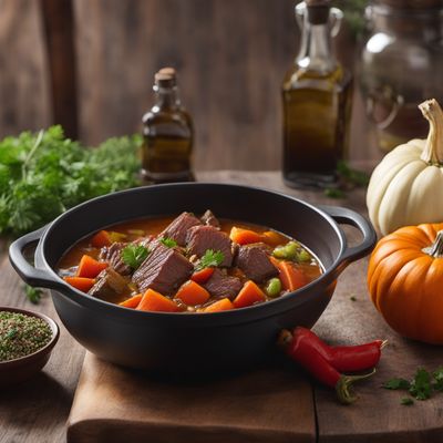 Chilean Cazuela with Beef and Vegetables